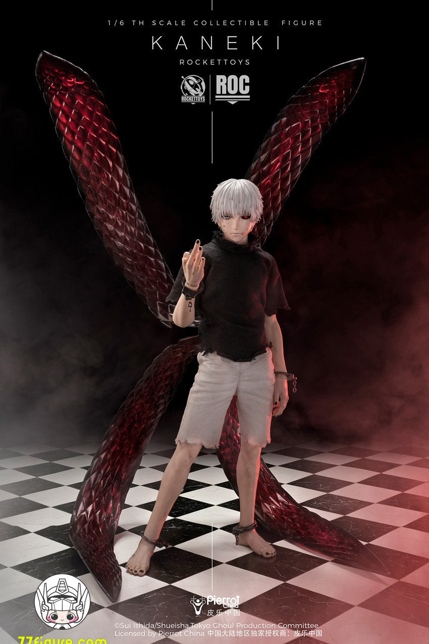 【予約商品】Rocket Toys 1/6『東京喰種トーキョーグール』金木研 覚醒Ver. 塗装済み可動フィギュア