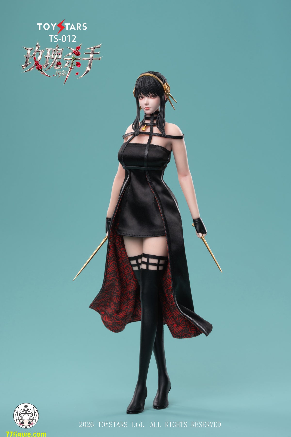 【予約商品】TOYSTARS 1/6 TS-012 ローズキラー 塗装済み可動フィギュア