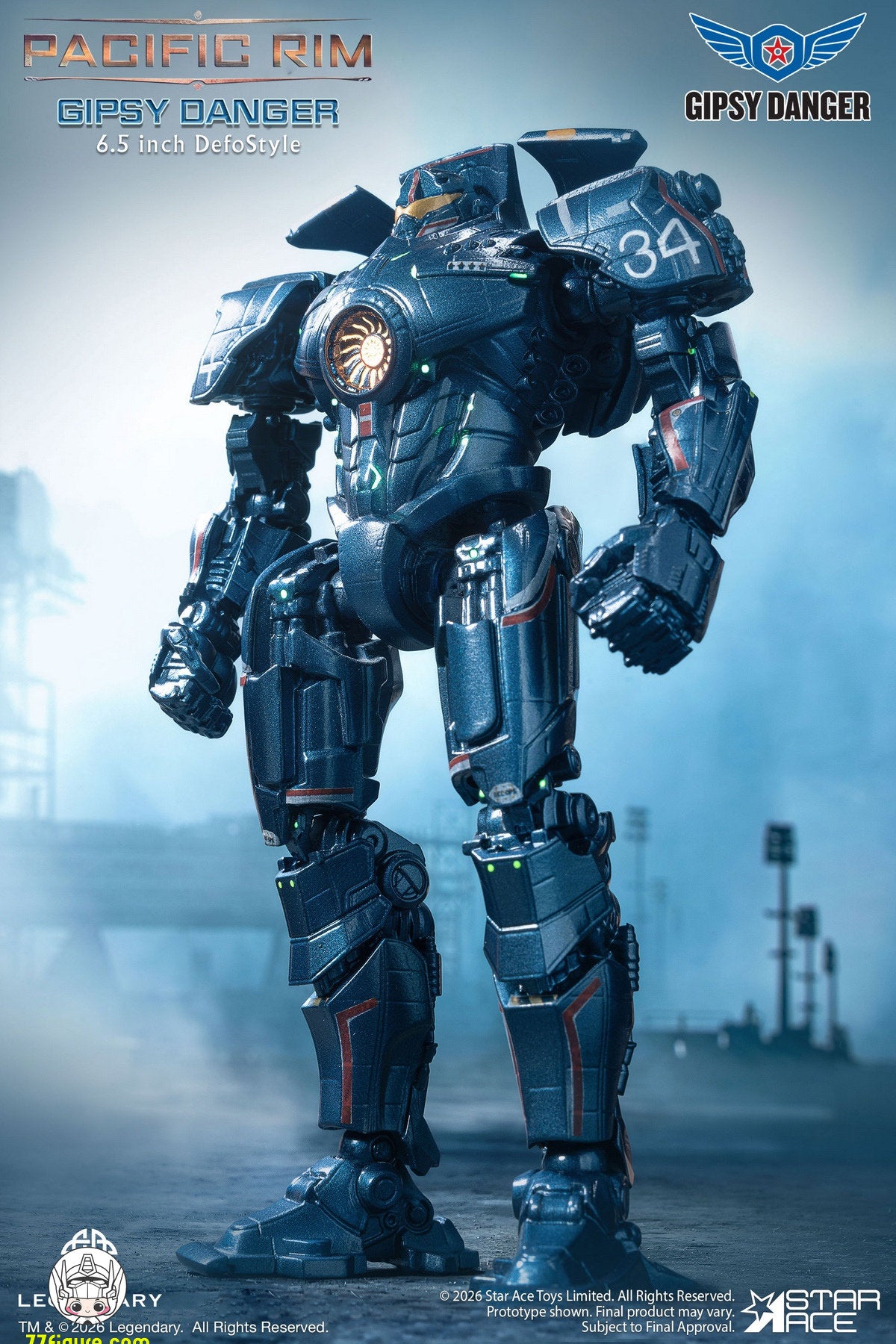 【予約商品】Star Ace Toys SA7012『パシフィック・リム』ジプシー・デンジャー 単品 豪華版 塗装済み可動フィギュア