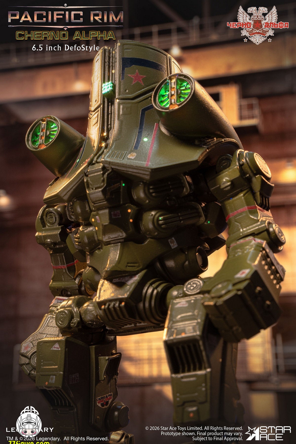 【予約商品】Star Ace Toys SA7014『パシフィック・リム』チェルノ・アルファ 単品 豪華版 塗装済み可動フィギュア