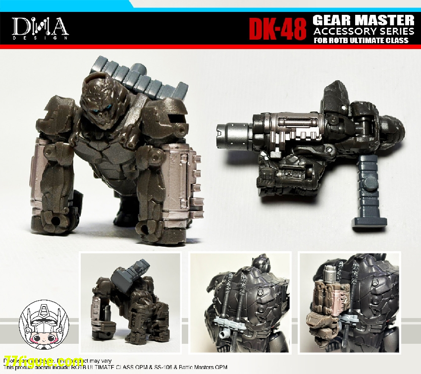 【先行販売】DNA Design DK-48 ROTB アルティメット オプティマス プライマル用 アップグレード キット ボーナス付き