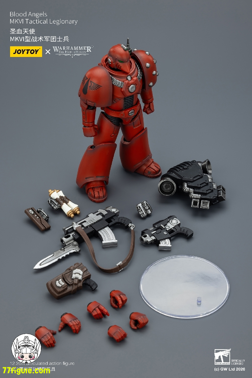 【予約商品】ジョイトイ JoyToy Source 1/18 『ウォーハンマー ホルスの異端』ブラッド エンジェルズ MKVI タクティカル レジオナリー 塗装済み可動フィギュア