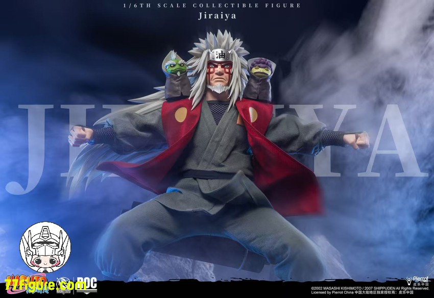 【予約商品】Rocket Toys 1/6 『NARUTO -ナルト-（疾風伝）』自来也 豪華版 塗装済み可動フィギュア