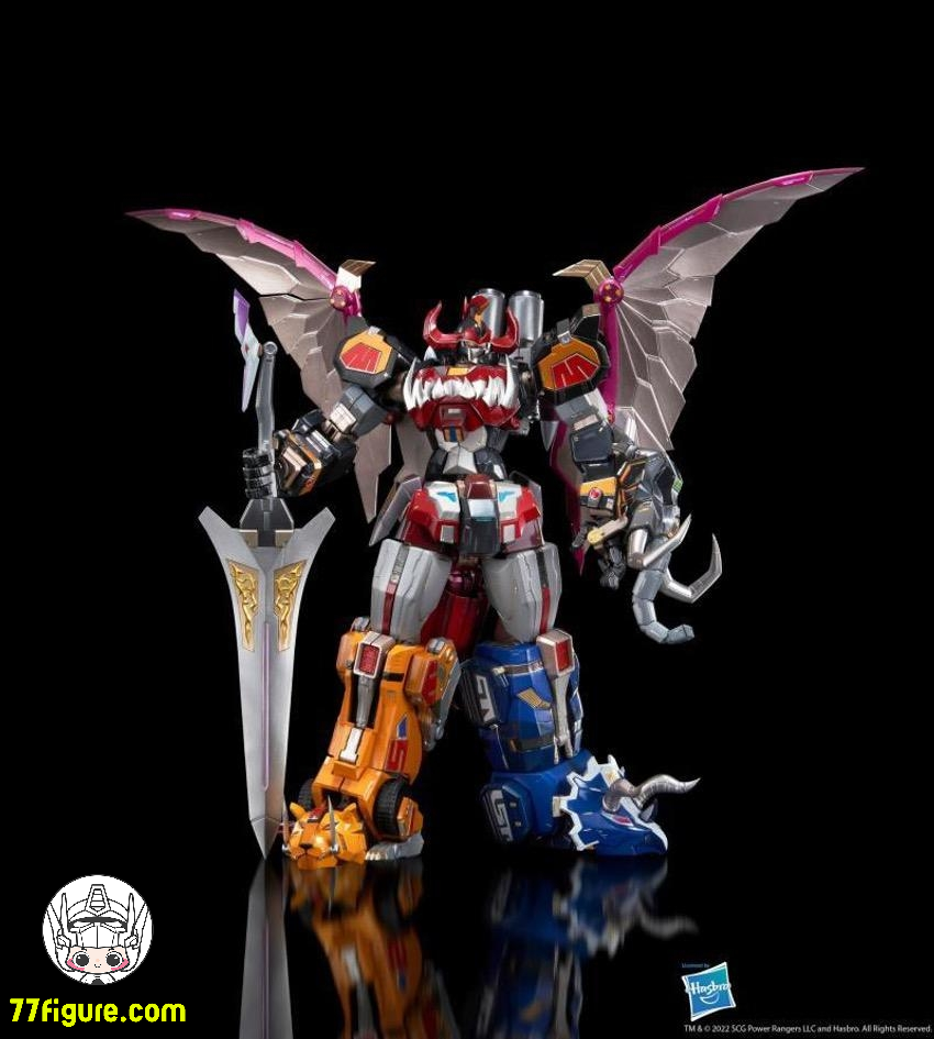 【予約商品】（再版）Flame Toys マイティ・モーフィン・パワーレンジャー ダイノメガゾード 塗装済み可動フィギュア
