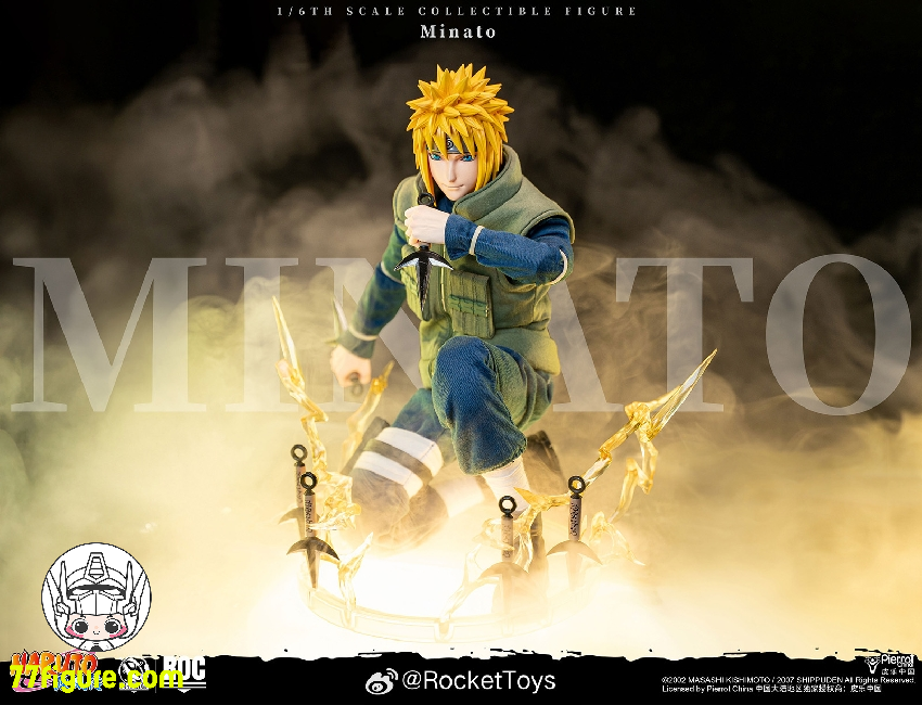 【予約受付終了】Rocket Toys 1/6 『NARUTO -ナルト-（疾風伝）』 波風 ミナト 黄色い閃光 Ver. 塗装済み可動フィギュア