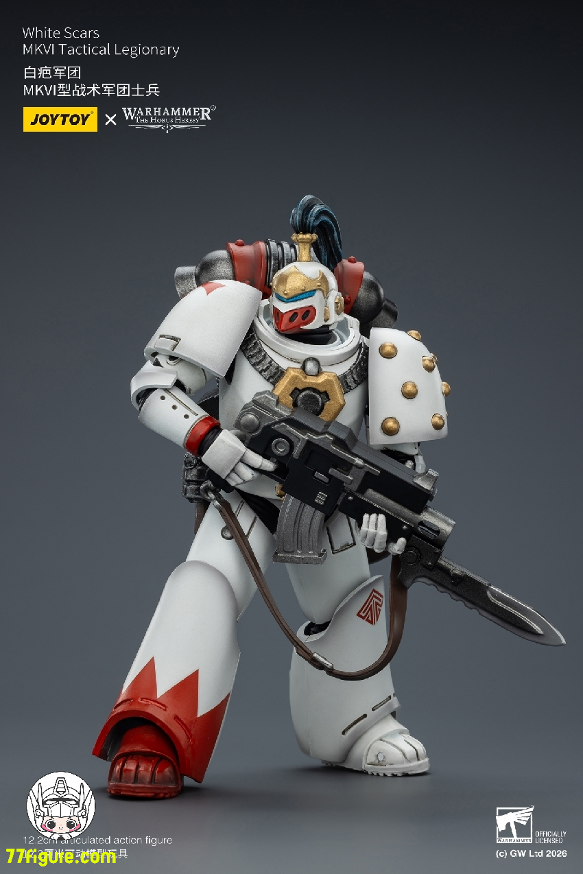 【予約受付終了】ジョイトイ JoyToy Source 1/18 『ウォーハンマー ホルスの異端』ホワイト スカーズ MKVI タクティカル レジオナリー 塗装済み可動フィギュア