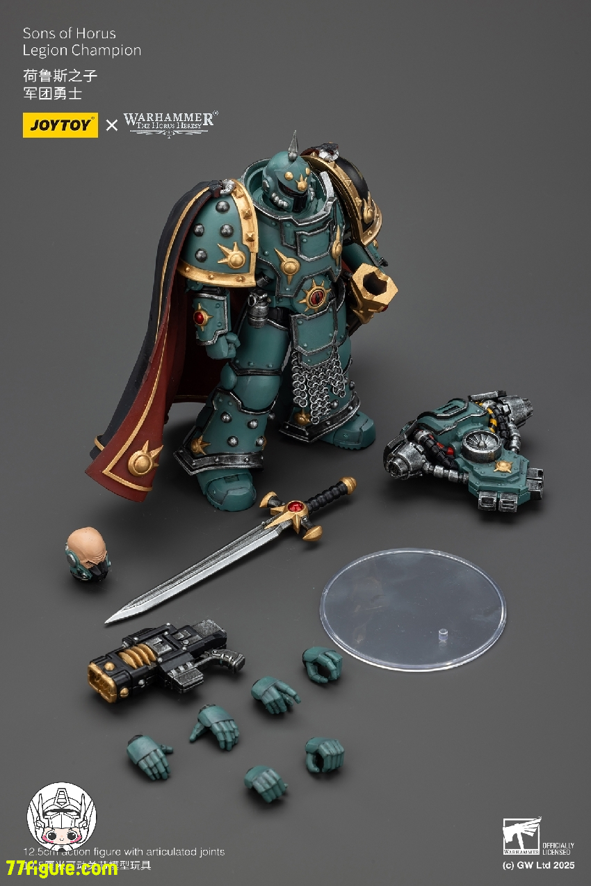 【予約商品】ジョイトイ JoyToy Source 1/18 『ウォーハンマー ホルスの異端』ホルスの息子軍団 チャンピオン 塗装済み可動フィギュア