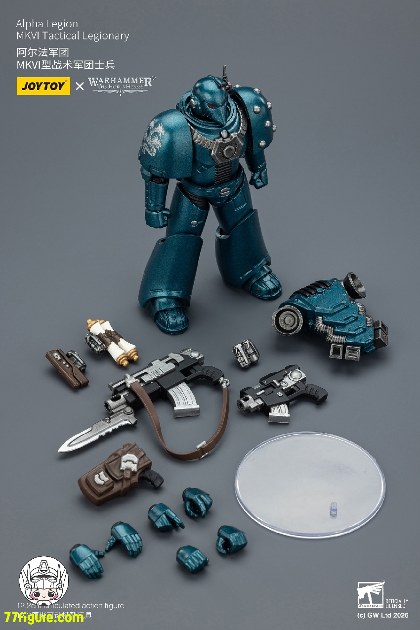 【予約商品】ジョイトイ JoyToy Source 1/18 『ウォーハンマー ホルスの異端』アルファ レギオン MKVI タクティカル レジオナリー 塗装済み可動フィギュア