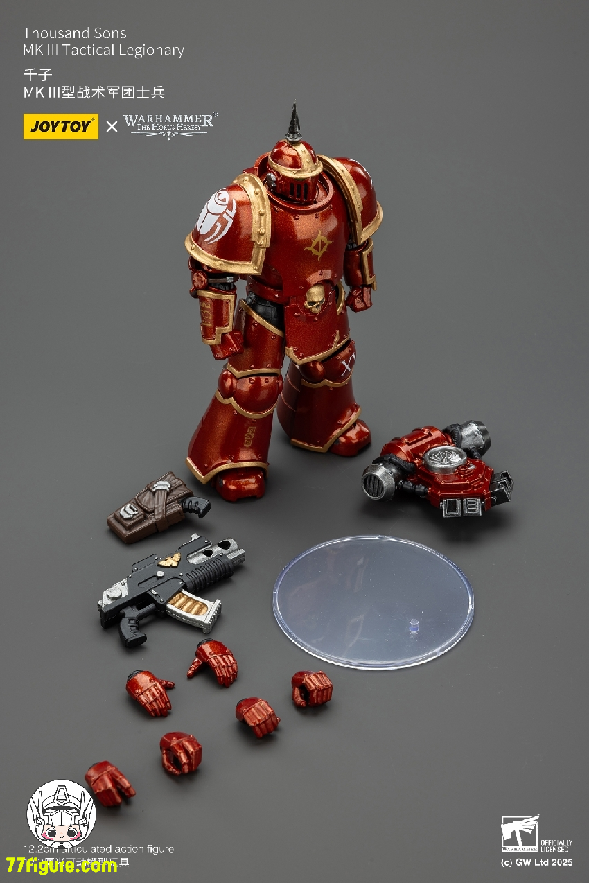 【予約商品】ジョイトイ JoyToy Source 1/18 『ウォーハンマー ホルスの異端』千子 MK III タクティカル レギオナリー 塗装済み可動フィギュア