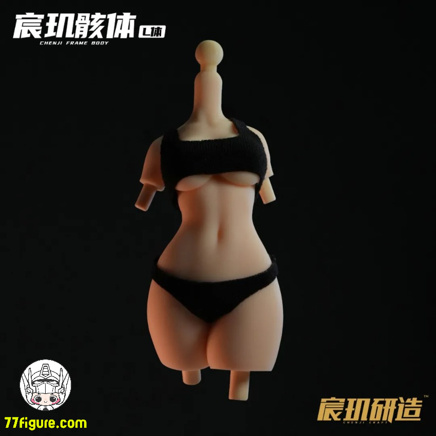 【予約商品】宸玑研造 1/12 ユニバーサル 女性素体 ブラックビキニ Ver.