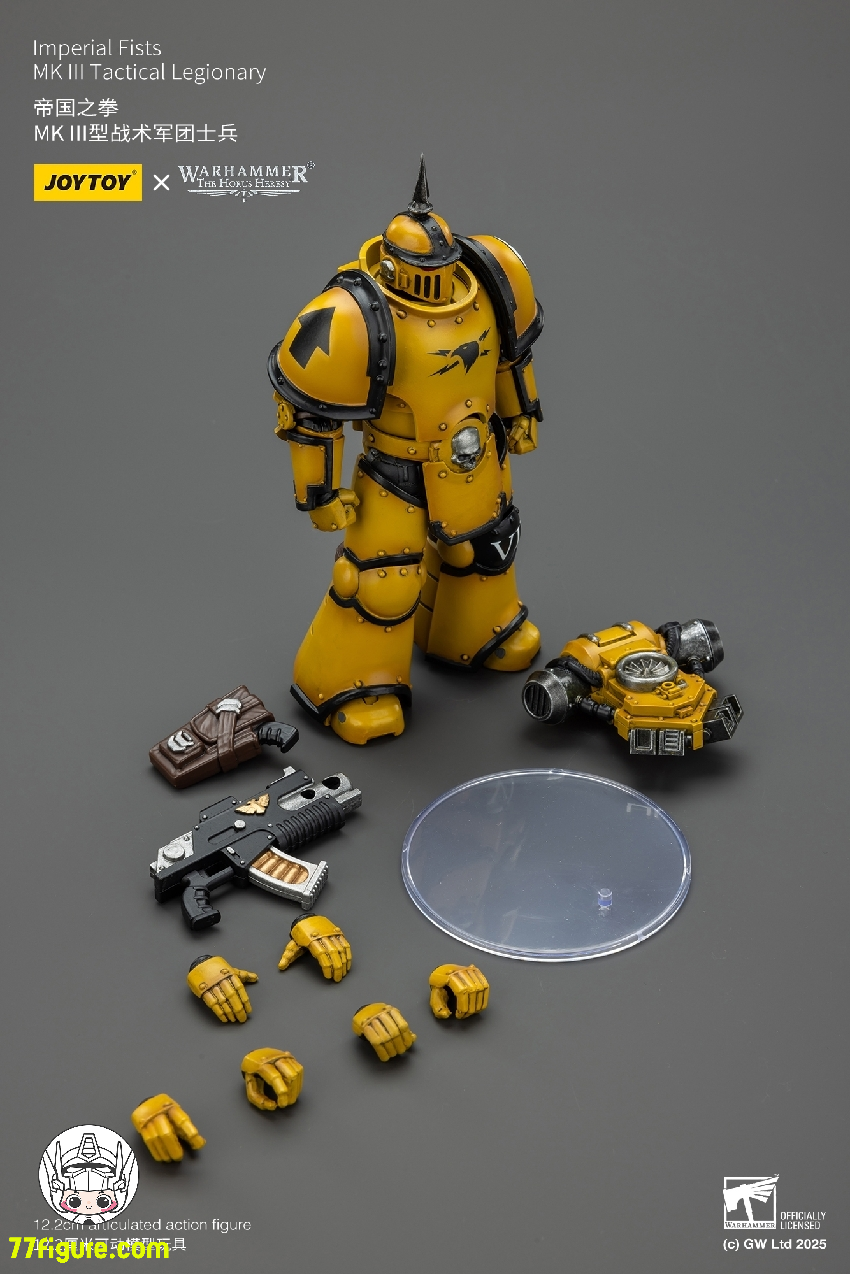 【予約商品】ジョイトイ JoyToy Source 1/18 『ウォーハンマー ホルスの異端』インペリアル フィスト MK III タクティカル レギオナリー 塗装済み可動フィギュア