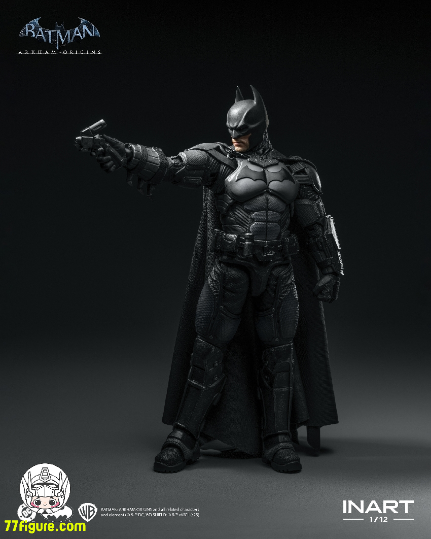 【予約商品】INART 1/12 バットマン：アーカム・オリジンズ バットマン 塗装済み可動フィギュア
