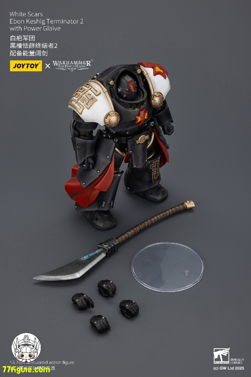 【予約商品】ジョイトイ JoyToy Source 1/18 『ウォーハンマー ホルスの異端』ホワイト スカーズ エボン ケシグ ターミネーター2 パワーグレイブ付き 塗装済み可動フィギュア