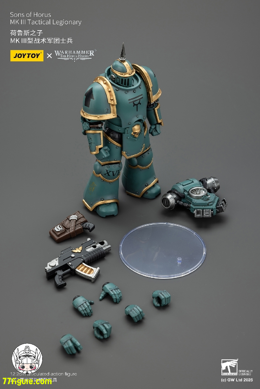 【予約商品】ジョイトイ JoyToy Source 1/18 『ウォーハンマー ホルスの異端』ホルスの息子たち MK III タクティカル レギオナリー 塗装済み可動フィギュア
