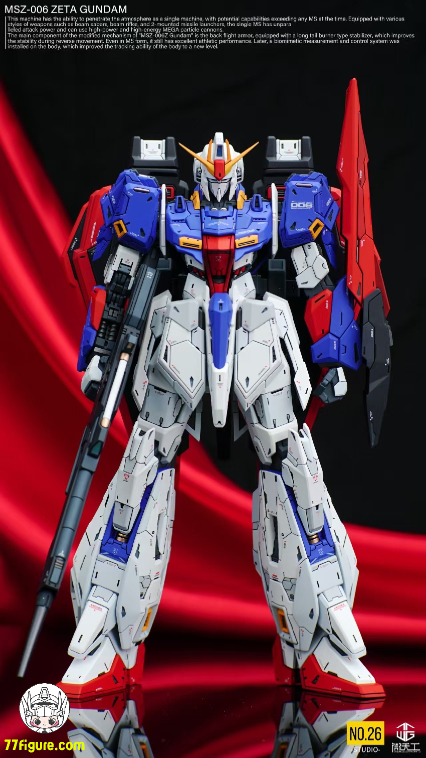 【予約商品】No.26 Studio 1/100 MG ゼータガンダム用 ガレージキット フルレジンキット