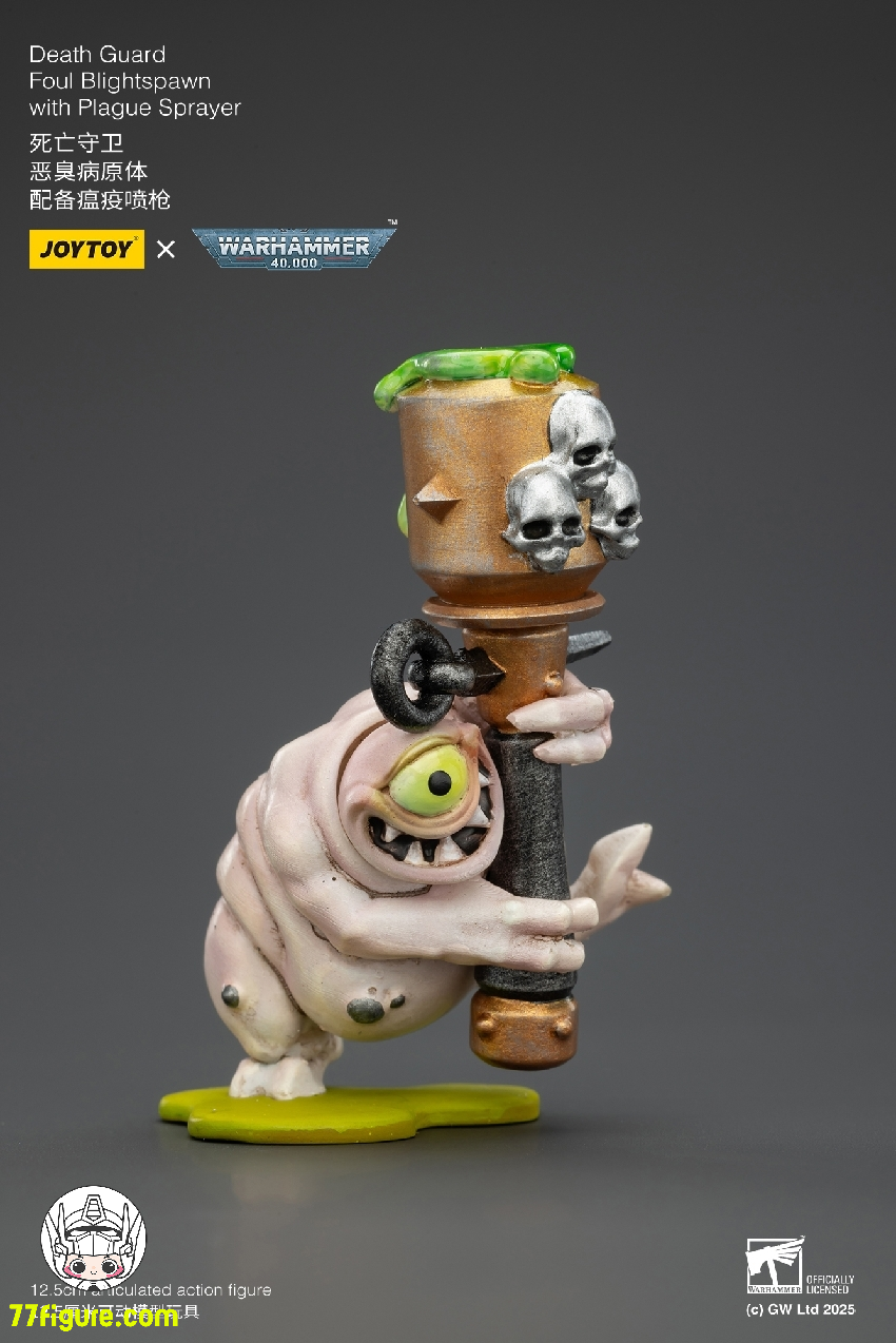 【予約商品】ジョイトイ JoyToy Source 1/18 『ウォーハンマー40K』デスガード ファウル ブライトスポーン ペストスプレー付き 塗装済み可動フィギュア