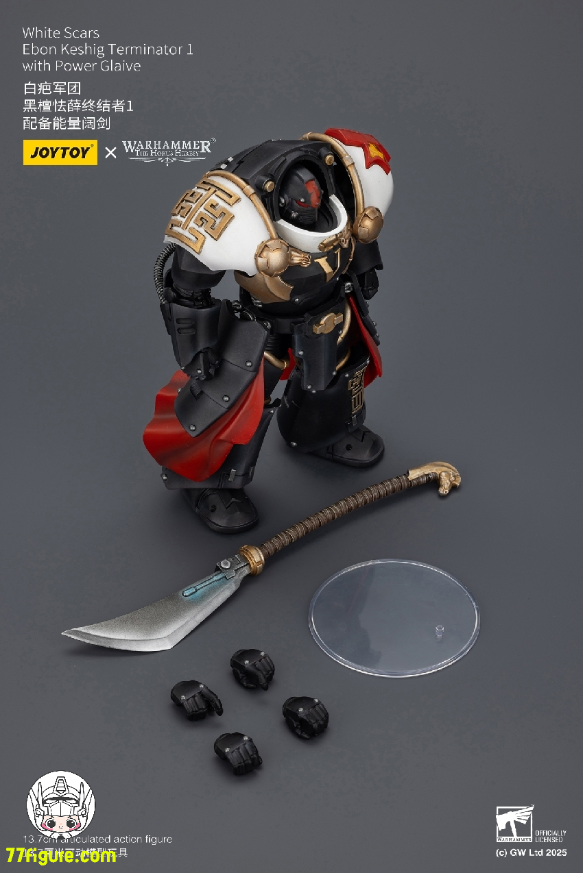 【予約商品】ジョイトイ JoyToy Source 1/18 『ウォーハンマー ホルスの異端』ホワイト スカーズ エボン ケシグ ターミネーター1 パワーグレイブ付き 塗装済み可動フィギュア