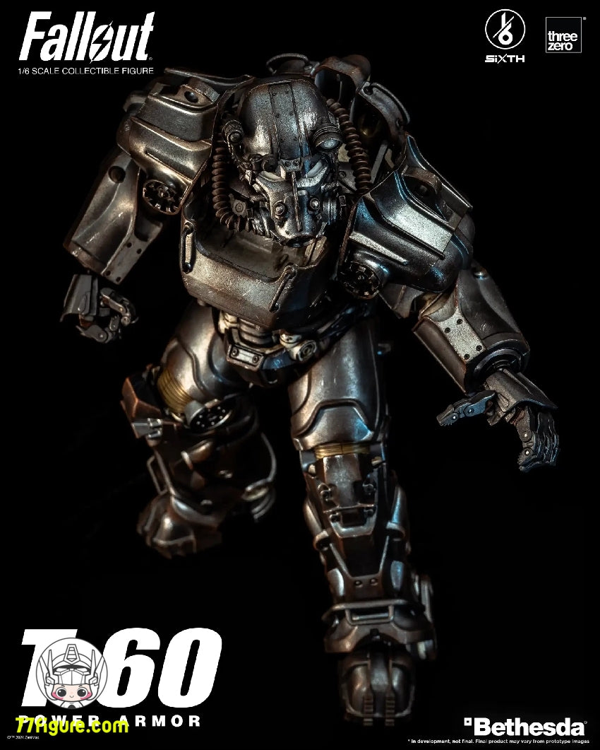 【予約受付終了】Threezero 1/6 T-60  フォールアウト パワー アーマー 塗装済み可動フィギュア