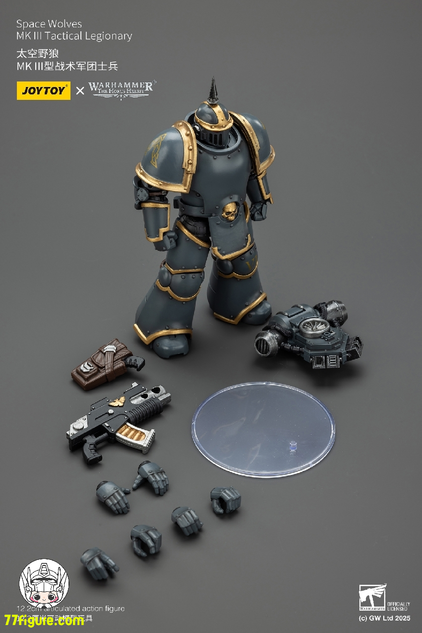 【予約商品】ジョイトイ JoyToy Source 1/18 『ウォーハンマー ホルスの異端』スペース ウルフ MK III タクティカル レギオナリー 塗装済み可動フィギュア
