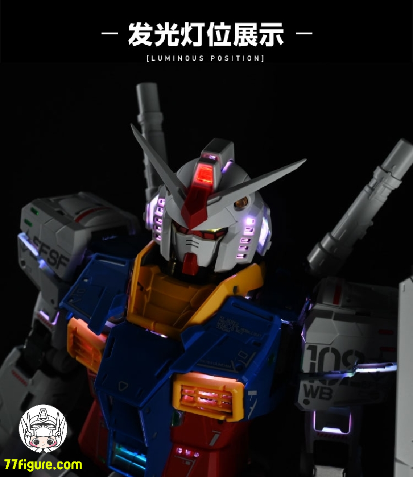 【先行販売】Unicorn Art 1/60 PG UNLEASHED RX-78-2 ガンダム用 LEDユニット デラックス版