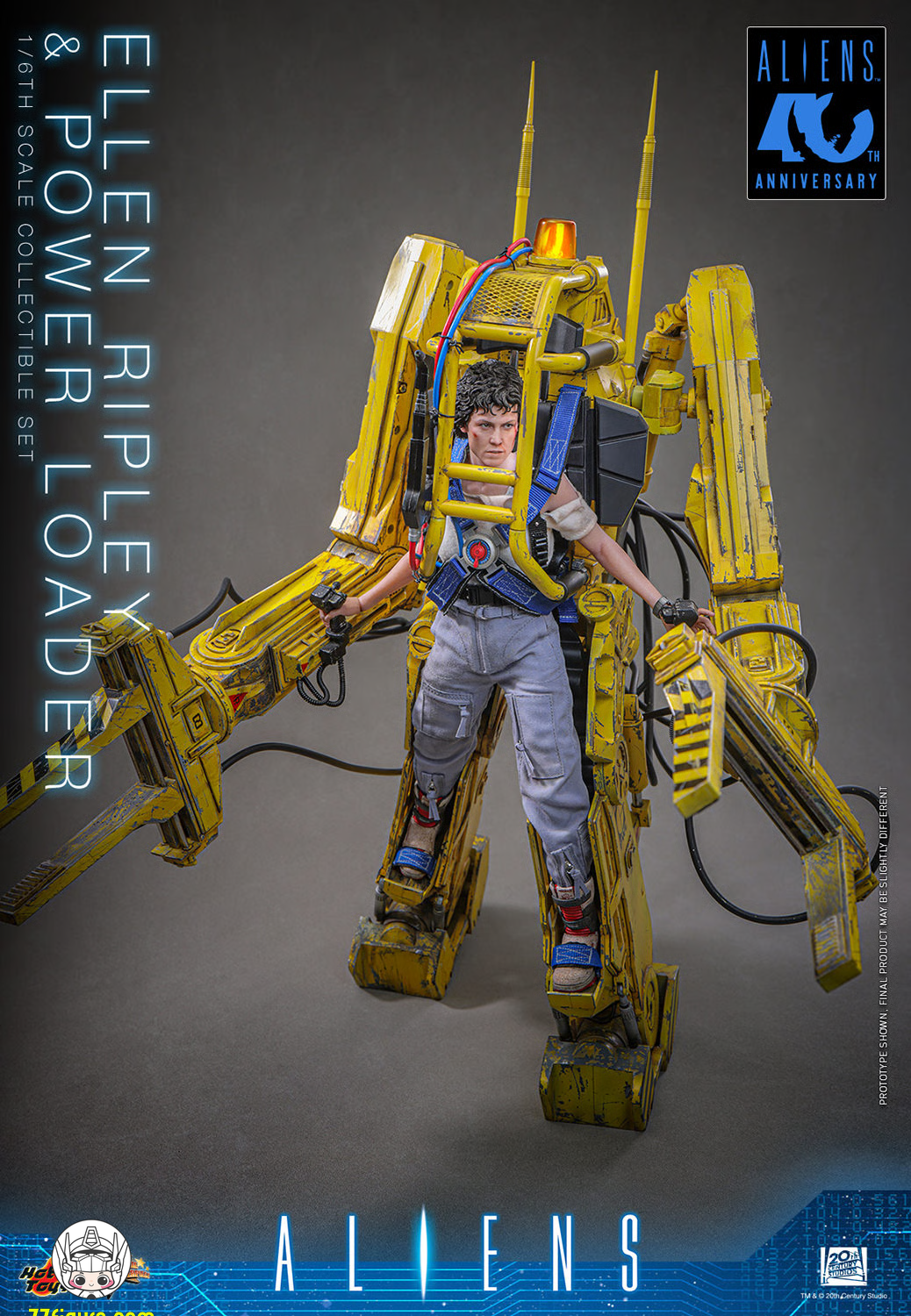 【予約商品】Hot Toys 1/6 MMS923『エイリアン2』エレン・リプリー＆パワーローダー セット 塗装済み可動フィギュア