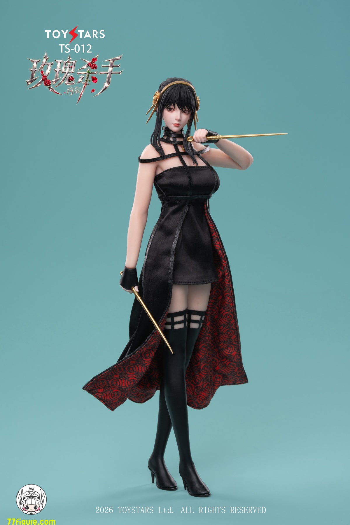 【予約商品】TOYSTARS 1/6 TS-012 ローズキラー 塗装済み可動フィギュア
