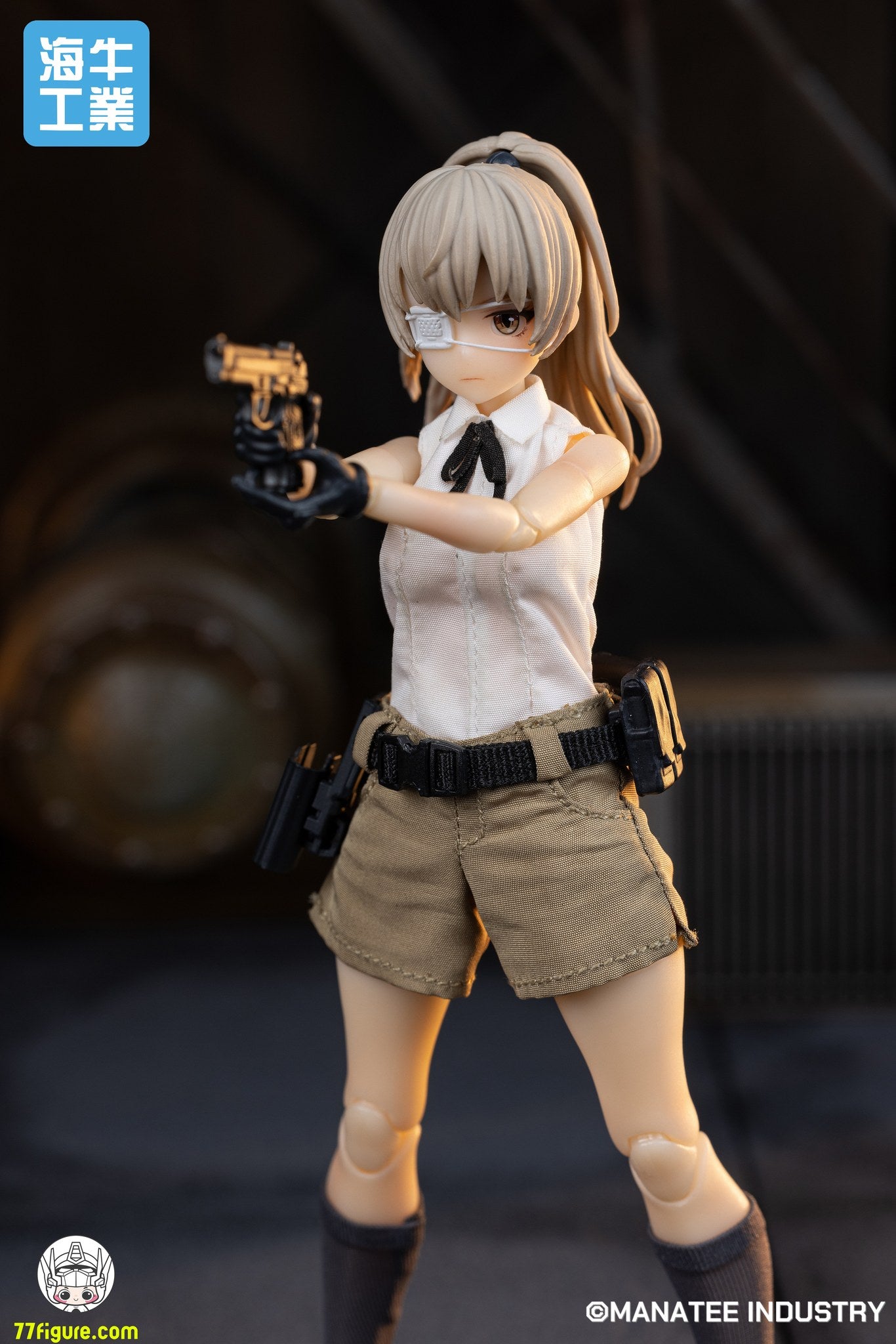 Manatee Industry 海牛工業 1/12 MI-02 デスクトップウォーズ アリサ 塗装済み可動フィギュア