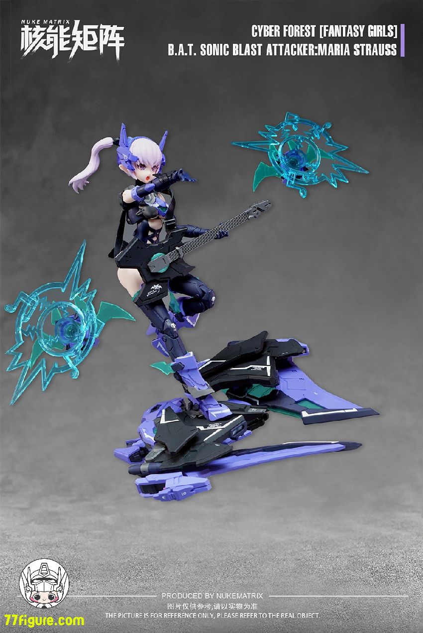 【先行販売】Nuke Matrix 1/12「ファンタジーガール・サイバーフォレスト」B.A.T 狂炫音爆 マリア・シュトラウス プラモデル