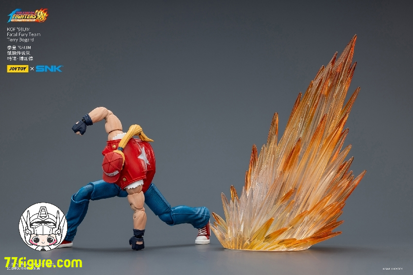 【予約受付終了】ジョイトイ JoyToy Source 1/18 SNK KOF 98UM 『餓狼伝説』テリー・ボガード 塗装済み可動フィギュア