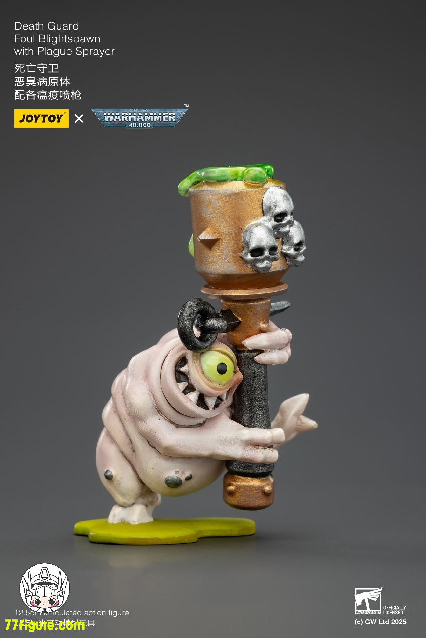 【予約商品】ジョイトイ JoyToy Source 1/18 『ウォーハンマー40K』デスガード ファウル ブライトスポーン ペストスプレー付き 塗装済み可動フィギュア