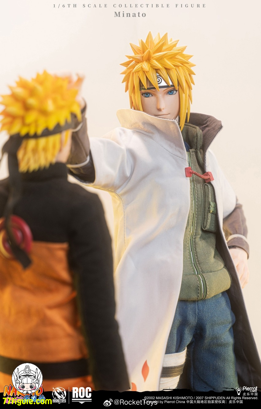 【予約受付終了】Rocket Toys 1/6 公式公認 『NARUTO -ナルト-』波風ミナト 四代目火影Ver. 塗装済み可動フィギュア