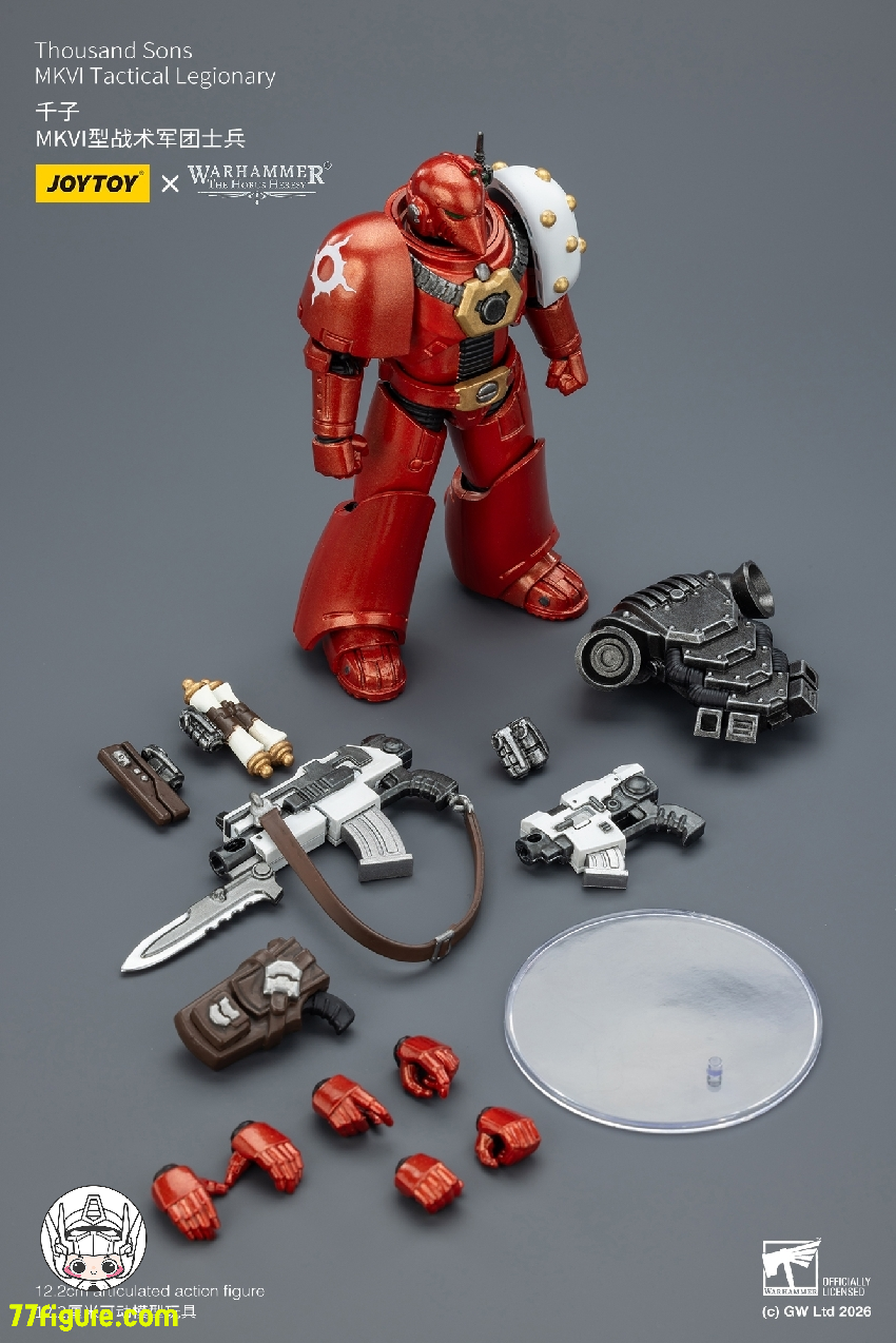 【予約商品】ジョイトイ JoyToy Source 1/18 『ウォーハンマー ホルスの異端』千子 MKVI タクティカル レジオナリー 塗装済み可動フィギュア