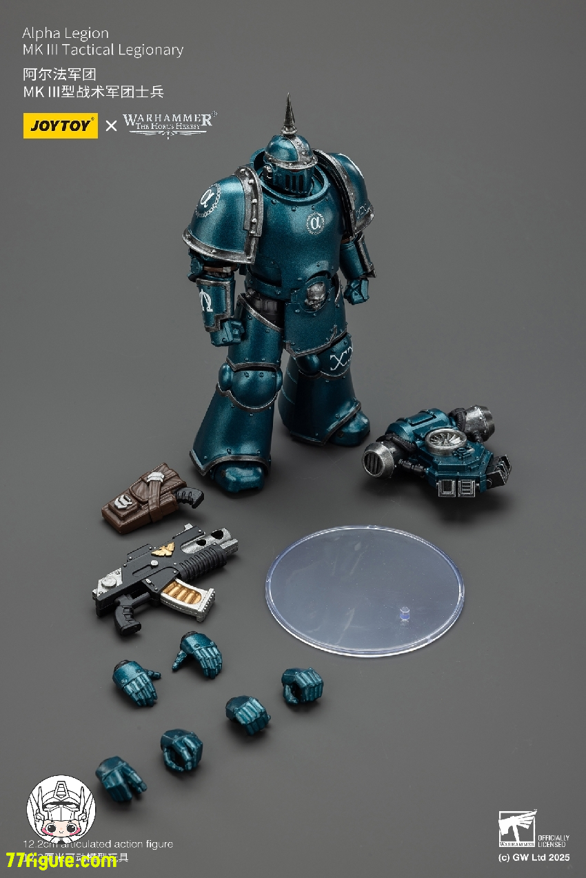 【予約商品】ジョイトイ JoyToy Source 1/18 『ウォーハンマー ホルスの異端』アルファ レギオン MK III タクティカル レギオナリー 塗装済み可動フィギュア