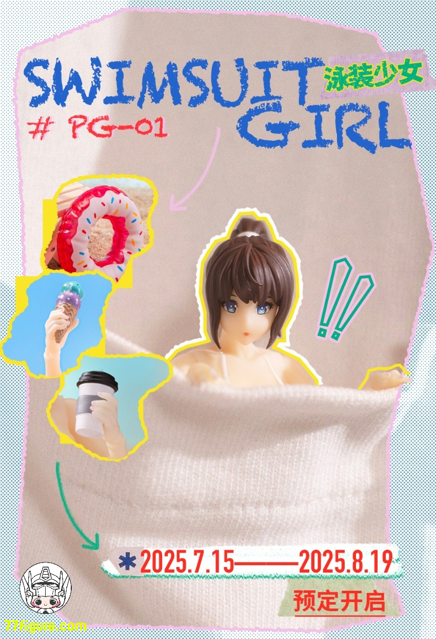 【予約商品】LADoTOYS Pocket PG-01 水着少女 塗装済み可動フィギュア