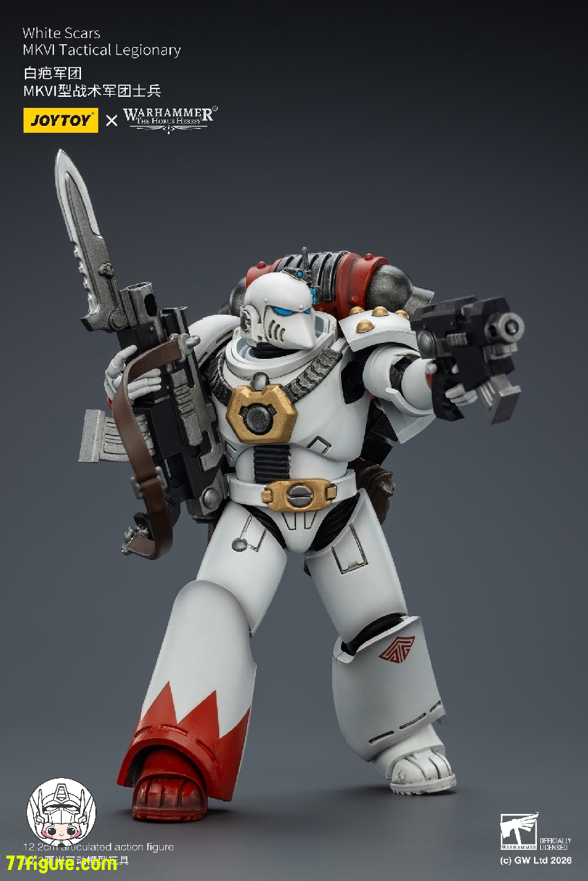 【予約受付終了】ジョイトイ JoyToy Source 1/18 『ウォーハンマー ホルスの異端』ホワイト スカーズ MKVI タクティカル レジオナリー 塗装済み可動フィギュア