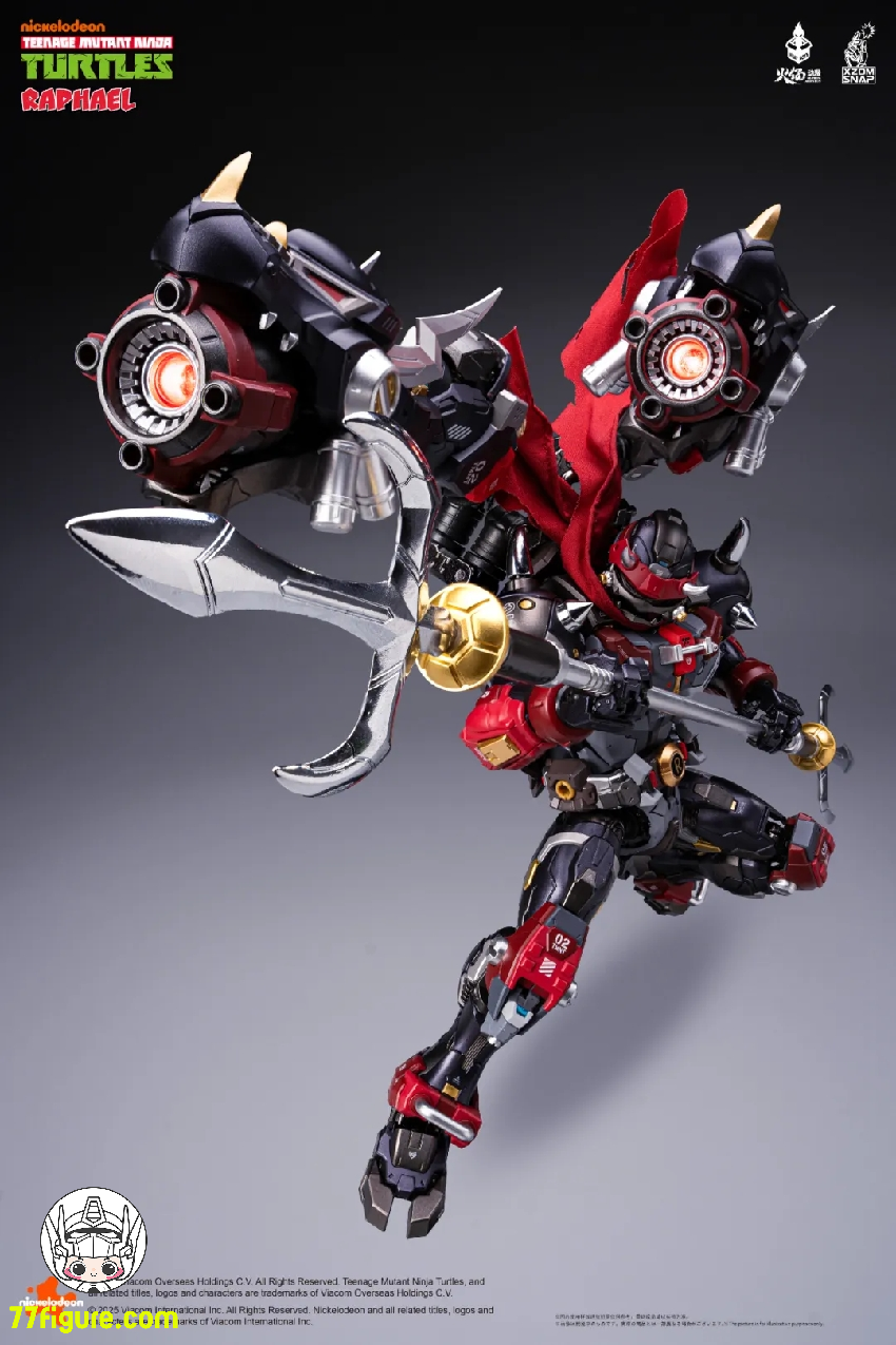 【予約商品】HEATBOYS HB0095 ティーンエイジ  ミュータント ニンジャ タートルズ 『TMNT 』ラファエロ 40周年記念版 塗装済み可動フィギュア