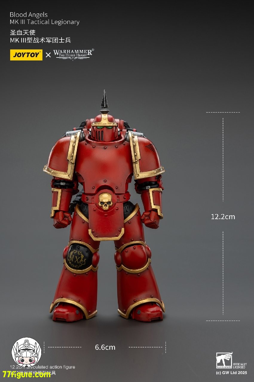 【予約商品】ジョイトイ JoyToy Source 1/18 『ウォーハンマー ホルスの異端』ブラッド エンジェルス MK III タクティカル レギオナリー 塗装済み可動フィギュア