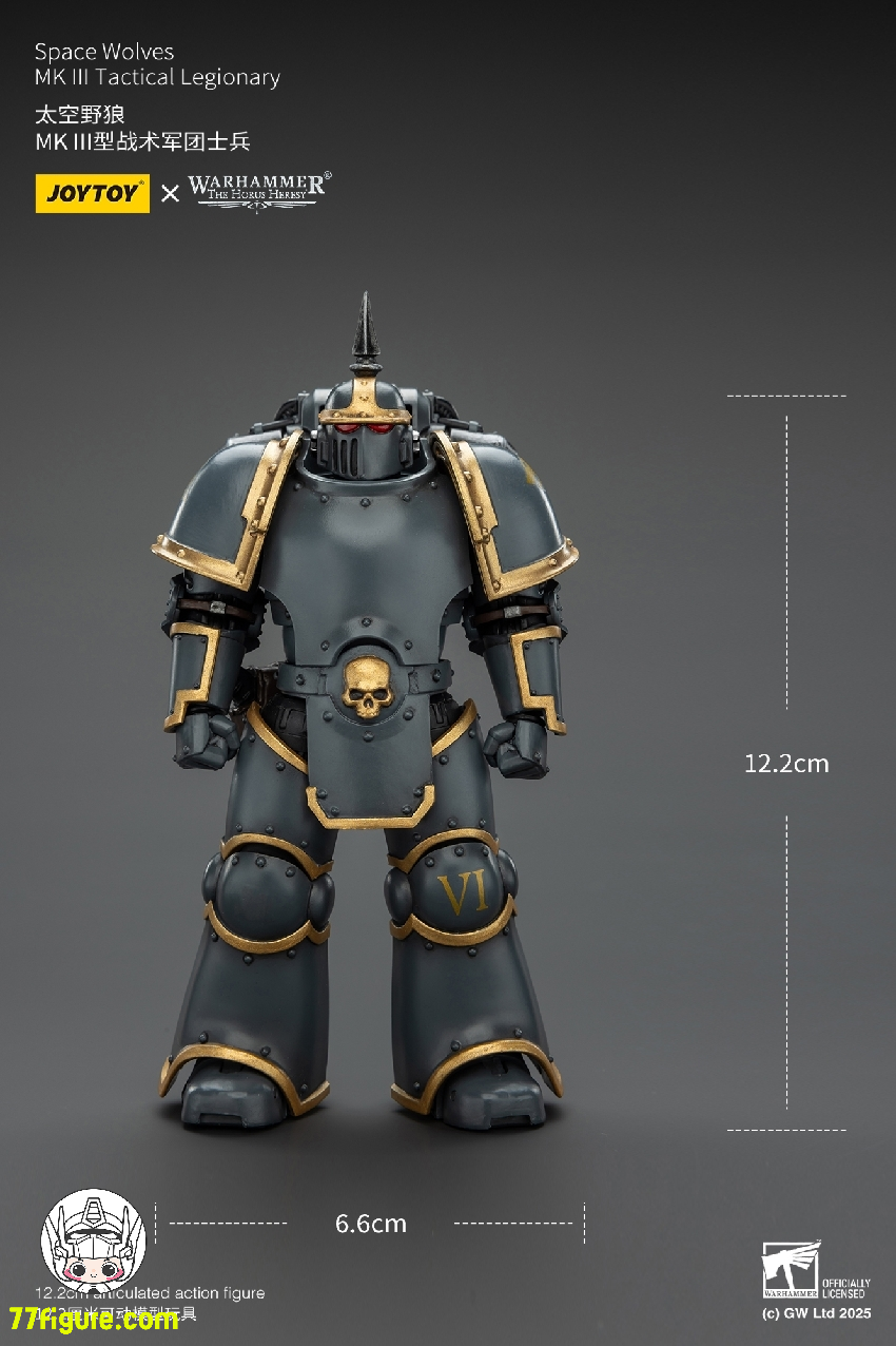 【予約商品】ジョイトイ JoyToy Source 1/18 『ウォーハンマー ホルスの異端』スペース ウルフ MK III タクティカル レギオナリー 塗装済み可動フィギュア