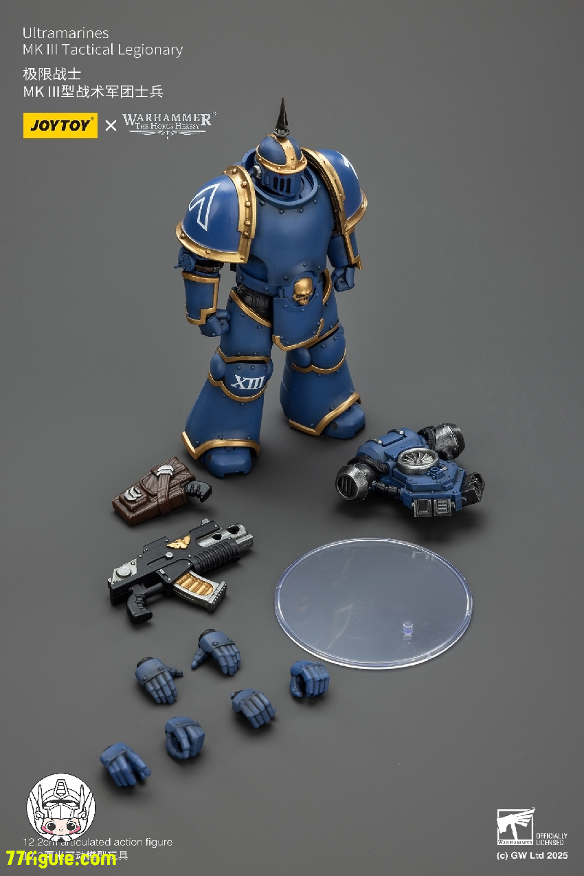 【予約商品】ジョイトイ JoyToy Source 1/18 『ウォーハンマー ホルスの異端』ウルトラマリーンズ MK III タクティカル レギオナリー 塗装済み可動フィギュア