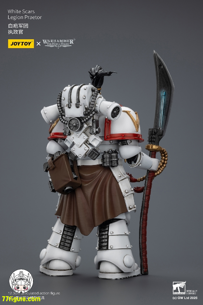 【品切れ】ジョイトイ JoyToy Source 1/18 『ウォーハンマー ホルスの異端』ホワイト スカーズ レギオン プラエトル 塗装済み可動フィギュア