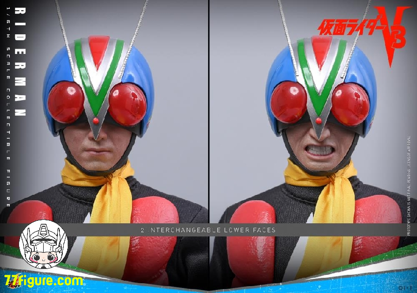 【予約商品】Hot Toys 1/6 TMS185 仮面ライダーV3 ライダーマン 塗装済み可動フィギュア