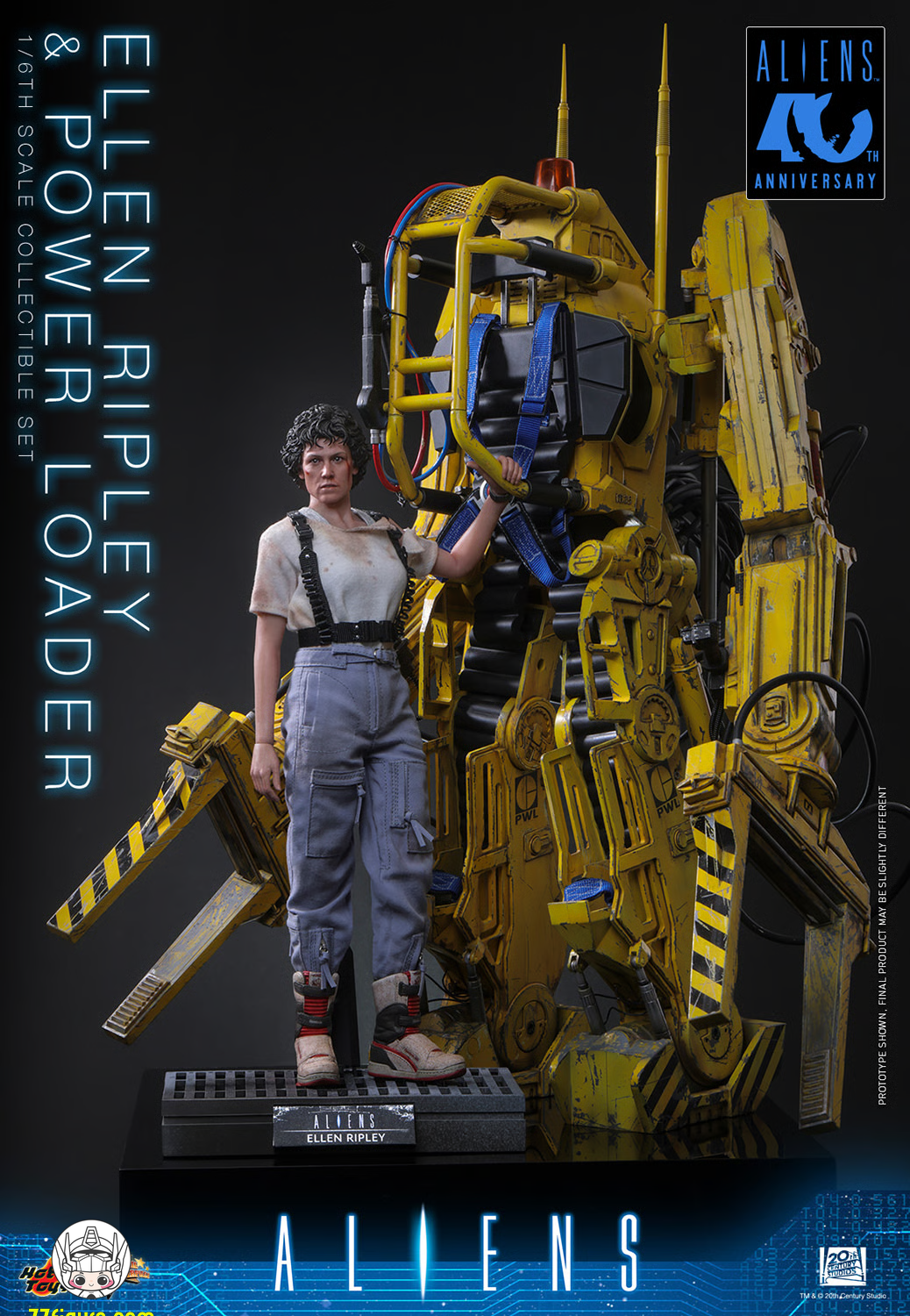 【予約商品】Hot Toys 1/6 MMS923『エイリアン2』エレン・リプリー＆パワーローダー セット 塗装済み可動フィギュア