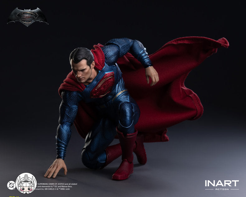 【予約商品】INART 1/12 HG M0005『バットマン vs スーパーマン：ジャスティスの誕生』スーパーマン 塗装済み可動フィギュア
