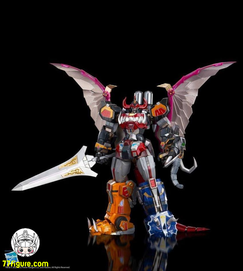 【予約商品】（再版）Flame Toys マイティ・モーフィン・パワーレンジャー ダイノメガゾード 塗装済み可動フィギュア