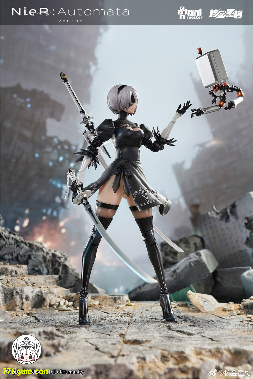 【先行販売】Animester & 核金重構 1/9 『ニーア オートマタ』ヨルハ二号B型 塗装済み可動フィギュア