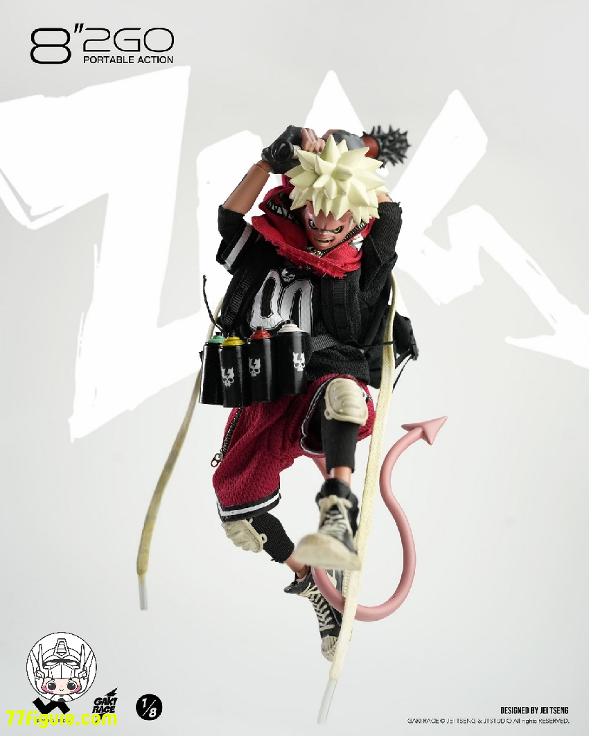 【予約商品】JT Studio 1/8 2GO ガキレース ザイキ 豪華版 塗装済み可動フィギュア