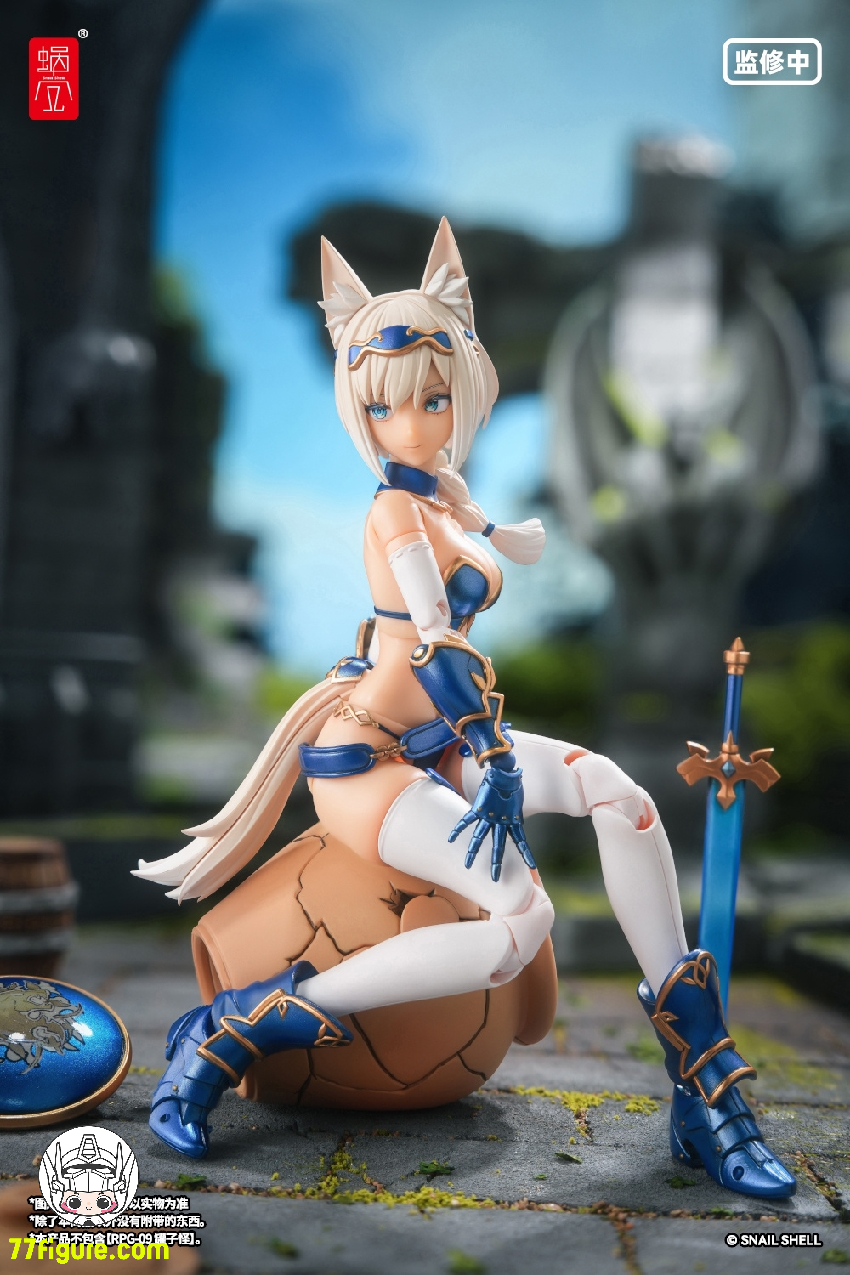 【予約商品】蝸之殻(スネイルシェル) 1/12 RPG-05 勇者 迅狼ウルフ 塗装済み可動フィギュア