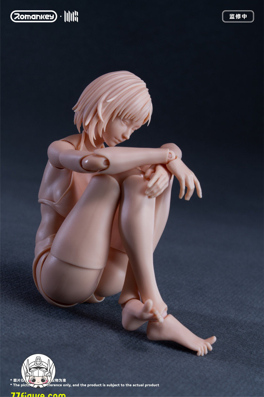 【予約商品】Romankey 1/12 UMS004 Mia 無塗装Ver. 可動女性素体