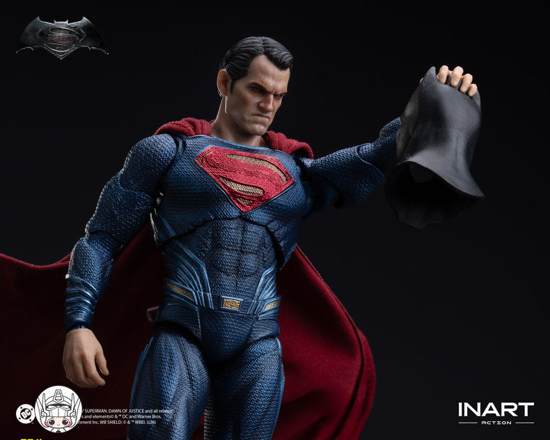 【予約商品】INART 1/12 HG M0005『バットマン vs スーパーマン：ジャスティスの誕生』スーパーマン 塗装済み可動フィギュア