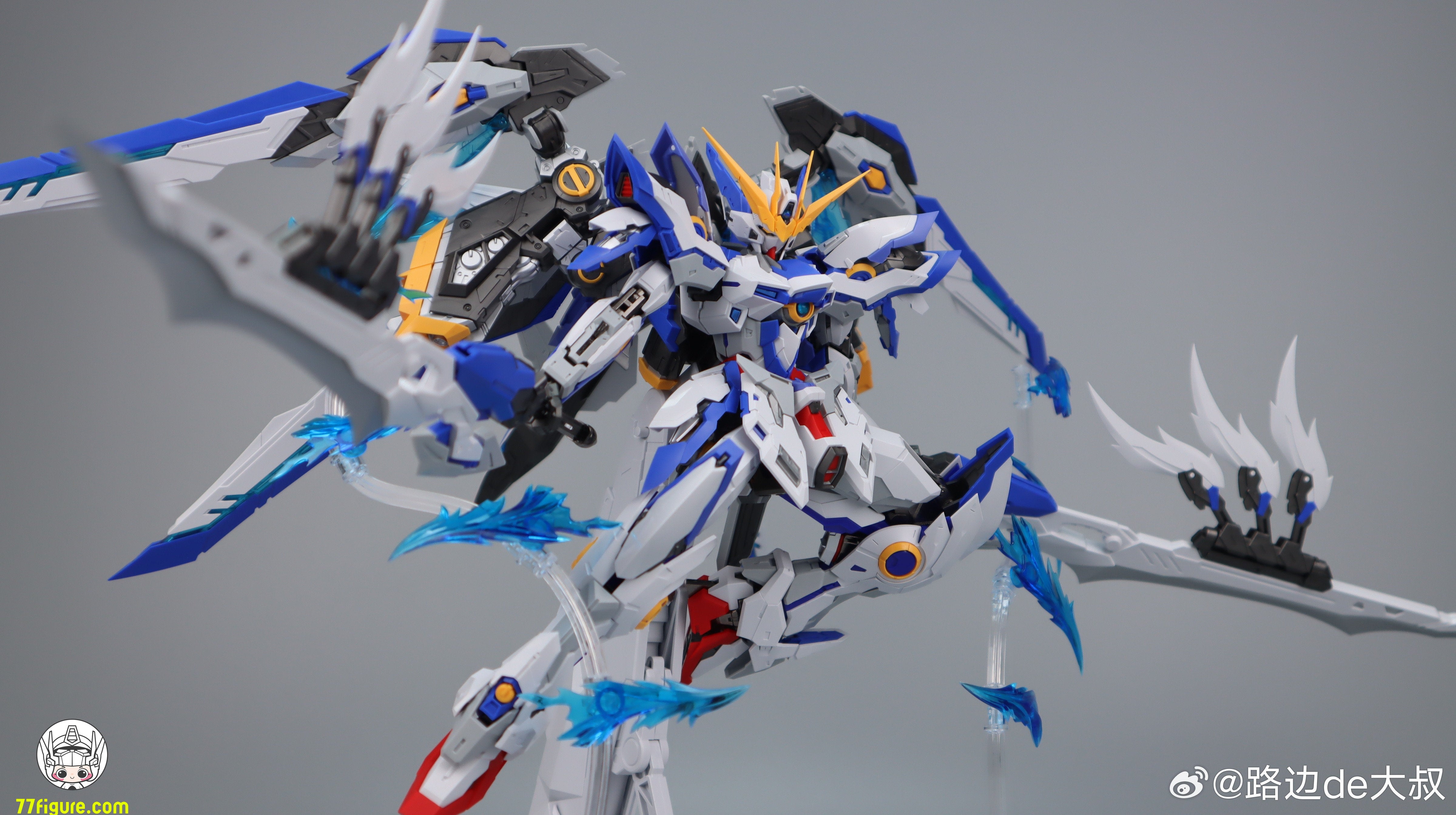 ZZAモデル　ブルーフレーム　BLUE FLAME CH-01 ZZA Model 1/100 CH-01 ブルーフレーム 合金フレーム付き プラモデル